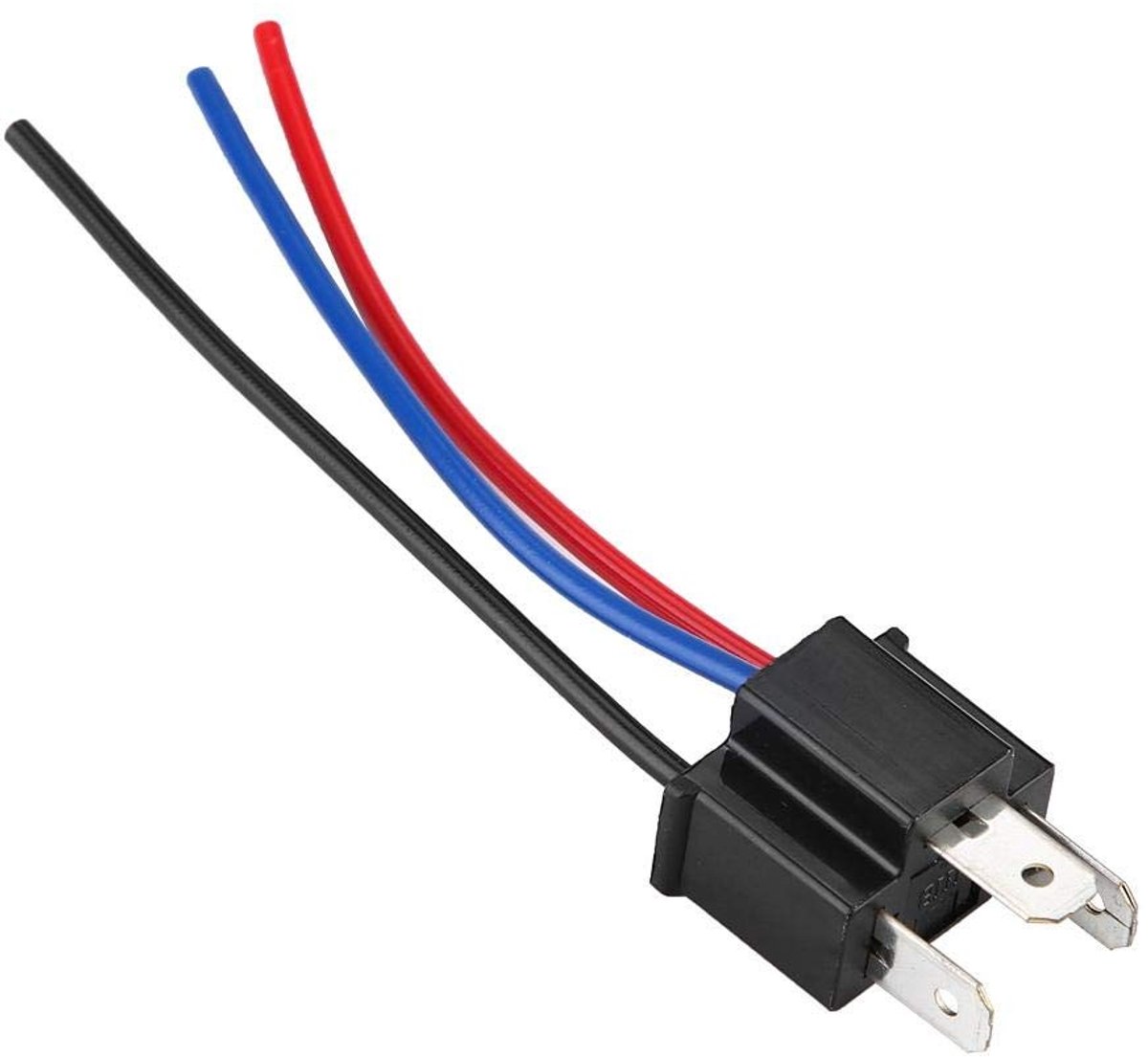 aladdien - H4 Male Head Extension Connector - H4 Verlengkabel - Hoogwaardige adapter - Standaard formaat - Stevige constructie - Geschikt voor autom..