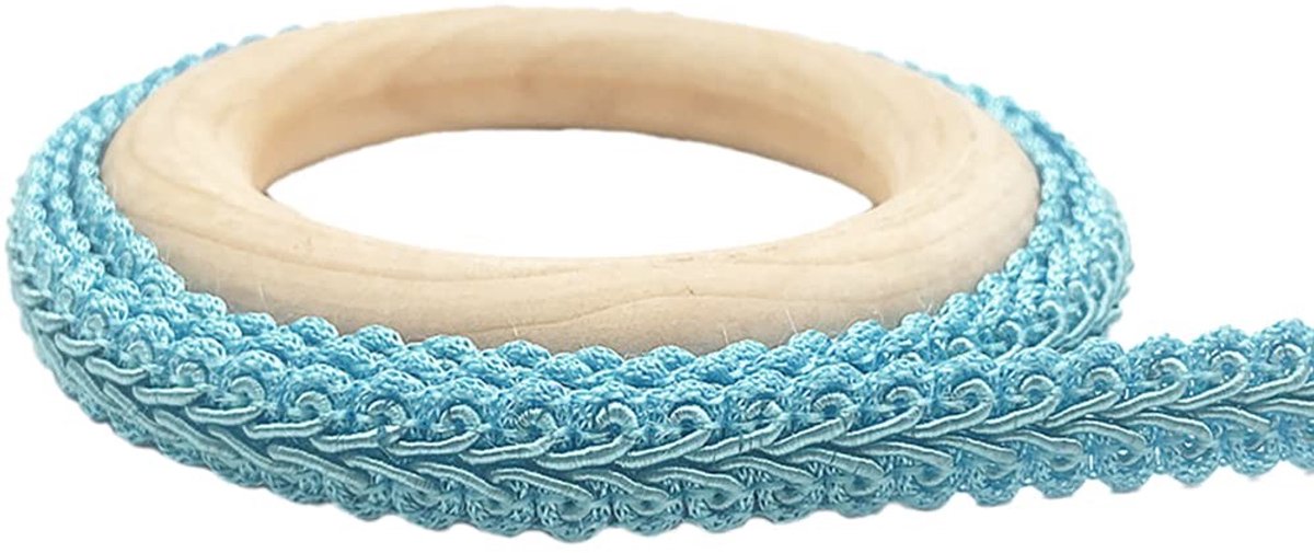 aladdien - Kantenrand - Polyester Kant Trim - Creatieve Projecten - Sky Blue - Feestdecoratie - Cadeaus - Voor Versiering