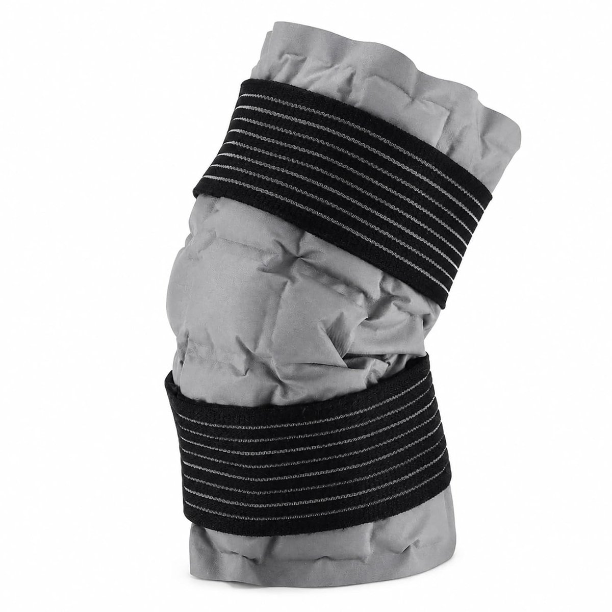 Warm en Koudkompres - Flexibele Wikkel - Dagelijks Comfort - Herbruikbare Absorberende Kern - 42 x 29 cm - Grijs