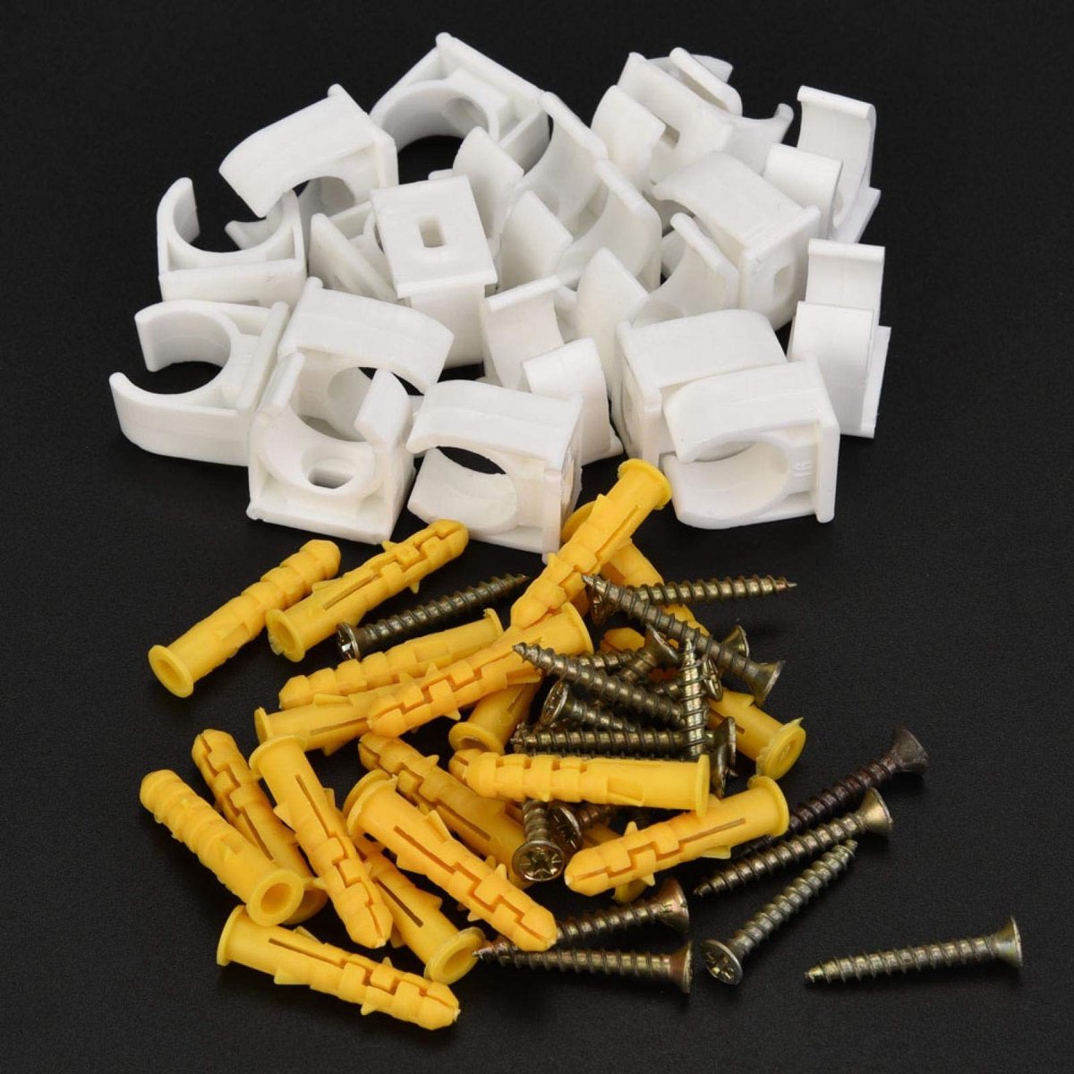 ONF3 - Plastic PVC Buisklem Set - 20 Stuks - U-vormige Waterleiding Clips - 16 mm - Hoogwaardige Materialen - Geschikt voor Waterpijpen - Kl...