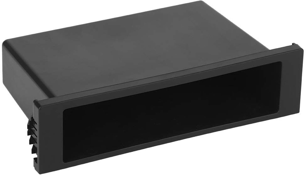 Single DIN Stereo Dash Kit - Radio Installatie Kit voor Auto met Opbergvak