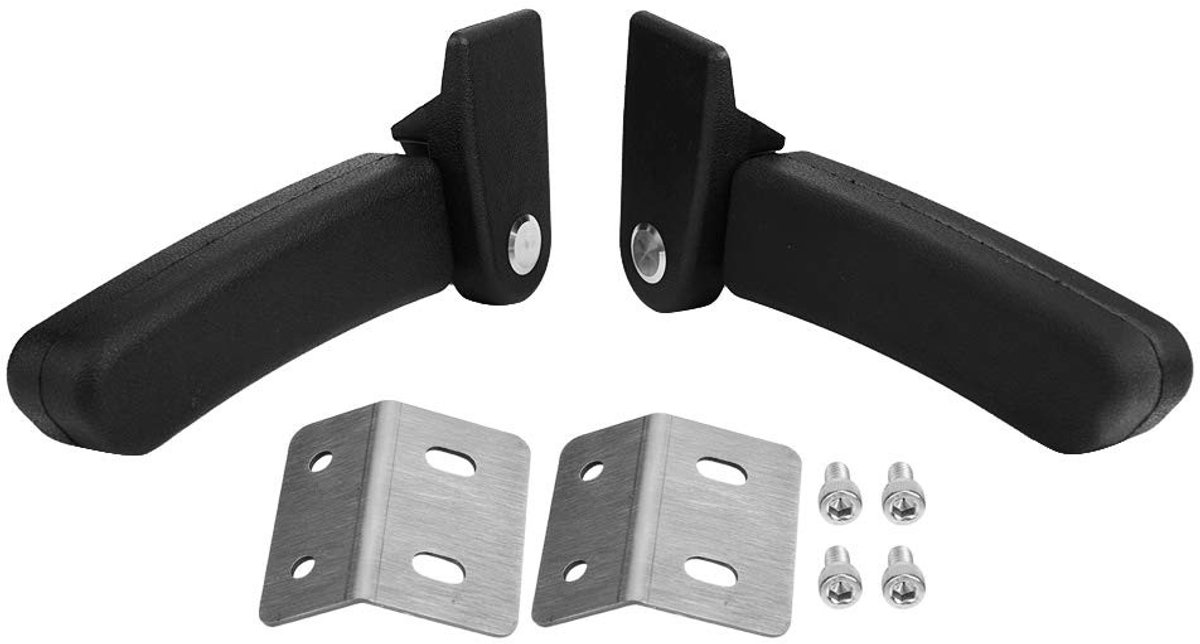 aladdien - Motorfiets Passagier Armleuning - Veiligheid - 300 mm - Ondersteuning - Comfortabel en duurzaam - Geschikt voor motorpassagiers - Zwart