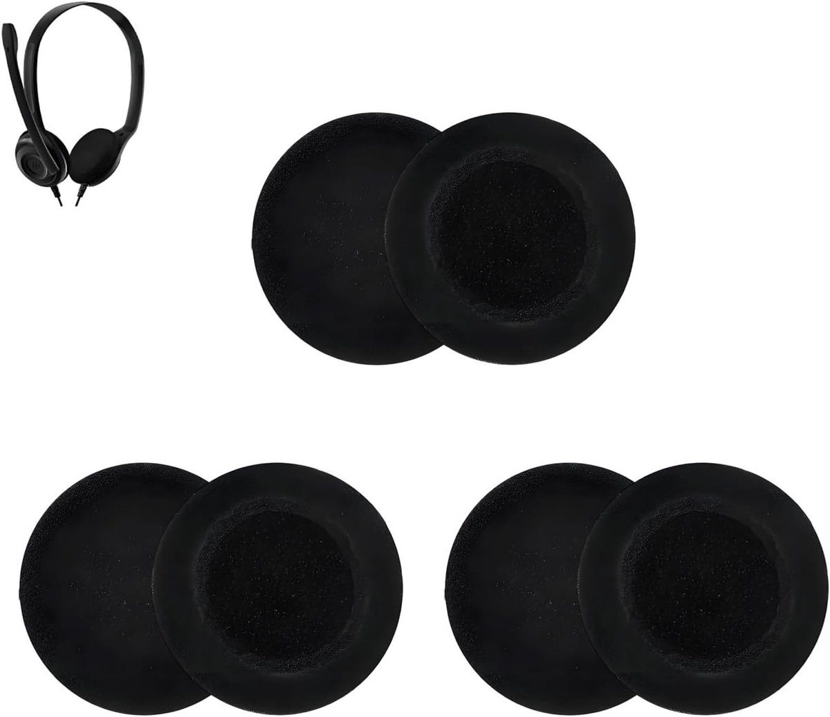 Zachte schuim oorkussens vervangingen voor PC 2, PC 3, PC 5, PC 7 en PC 8 USB hoofdtelefoons - 3 paar comfortabele oorkussens voor optimale geluidskwaliteit en langdurig gebruik