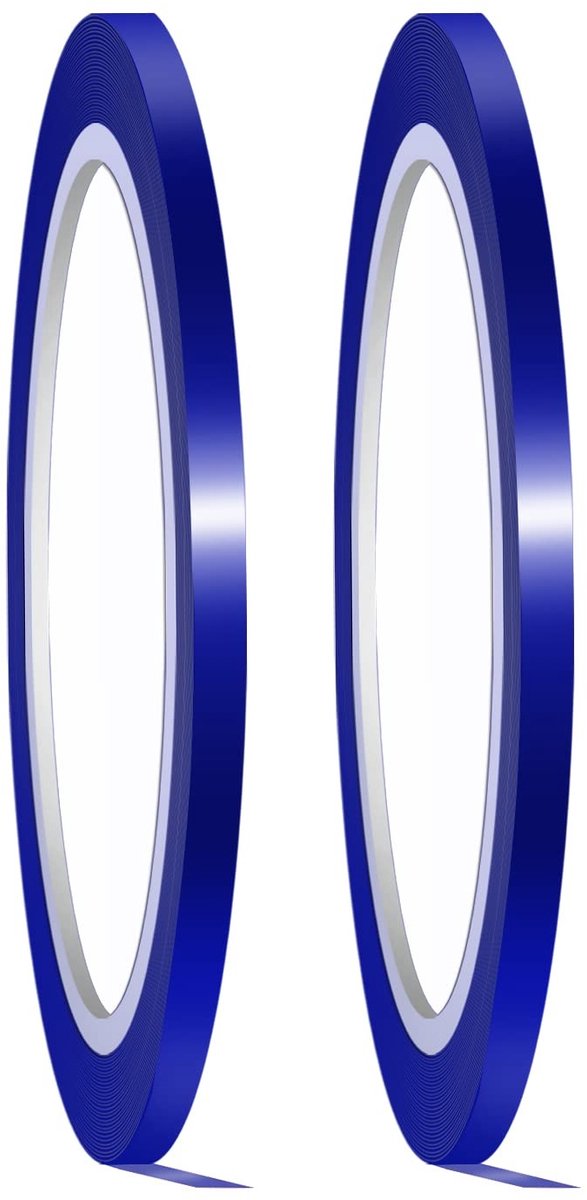 aladdien - Hoge Temperatuur Tape - Hittebestendige Tape voor Sublimatie - Blauw - Vinyl Isolatietape - Ideaal voor Doe-Het-Zelf projecten - Perfect ..