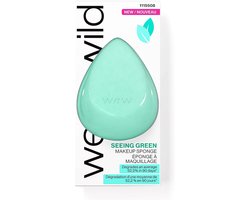 Wet n Wild Seeing Green Makeup Sponge, Beauty Blender for Effortless Makeup Apply to Wide Areas and Close-up Details, Shame-free Remove