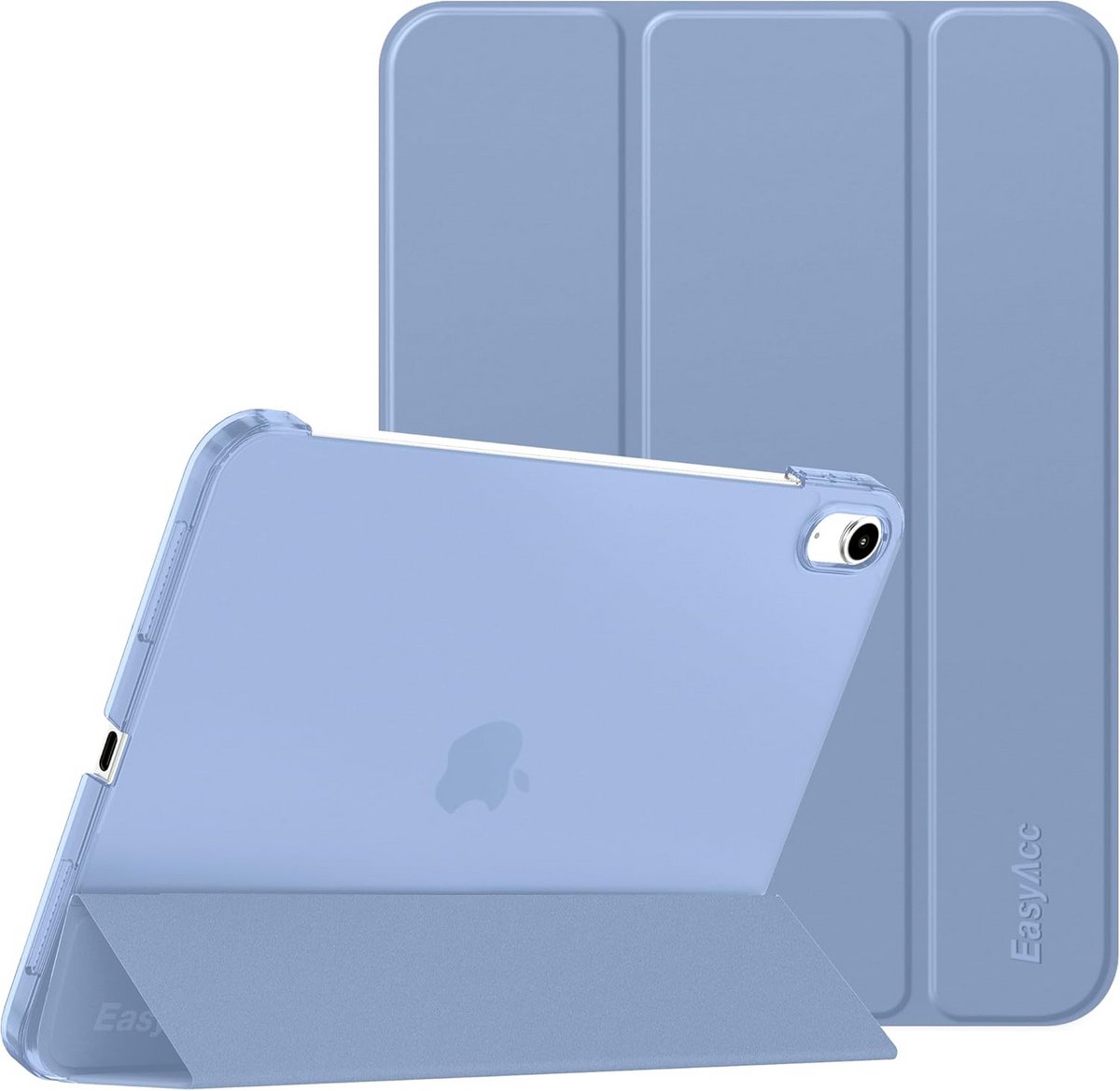 Ultradunne Beschermhoes voor iPad 10e Generatie 10,9 inch met Slaap/Wekfunctie in Mistblauw