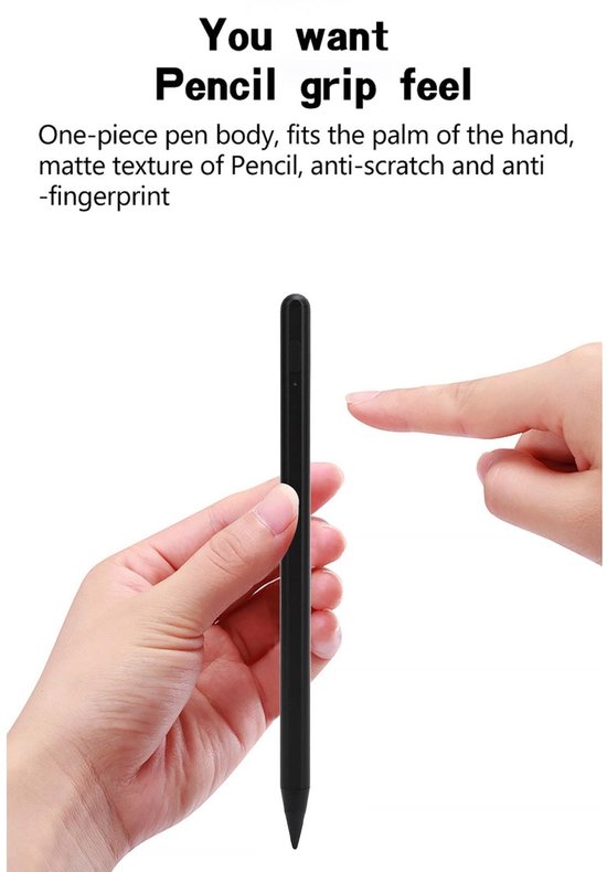 aladdien - Tablet Styluspen - Actieve Styluspen met Palmafwijzing - Gebruiksvriendelijk - Zwart - Perfect voor Creatief Ontwerpen - Ideaal voor Tabl... — afbeelding 2