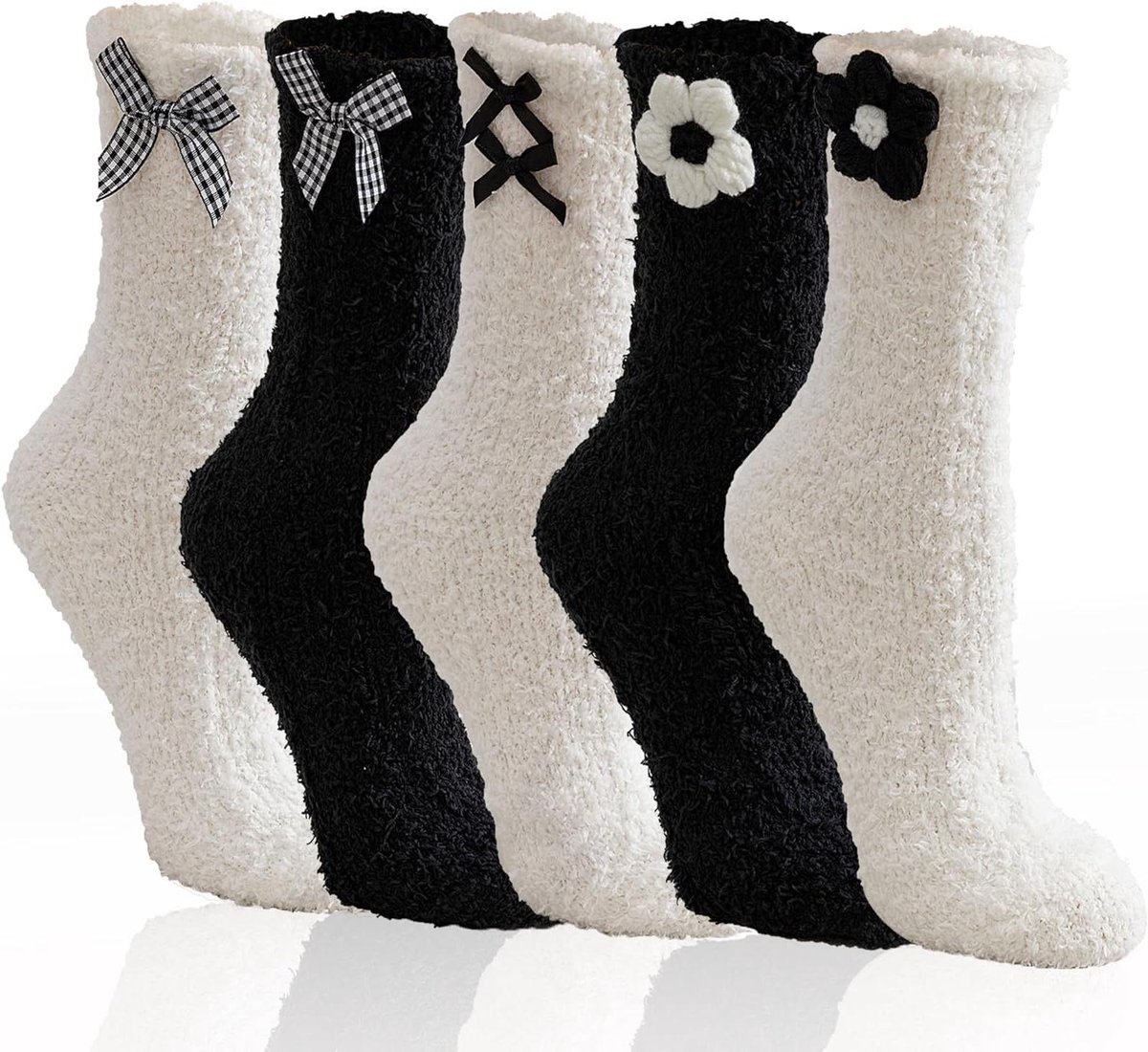 Dames Sokken - Huissokken Pluche - Warmte Thuis - Zacht Microvezel - One Size - Diverse Kleuren