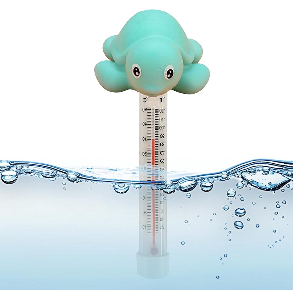 Zwembad Thermometer - Water Temperatuurmeter - Waterkwaliteit Meten - Drijvend Dierontwerp - 10 Centimeter - Divers