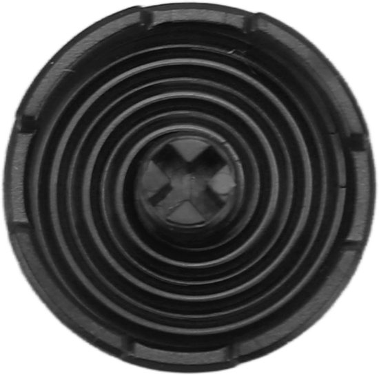 Knopafdekking Set - Vervanging Knoppen - Verbeterde Grip - Mat Anti-slip Ontwerp - 12 Stuks - Zwart — afbeelding 2