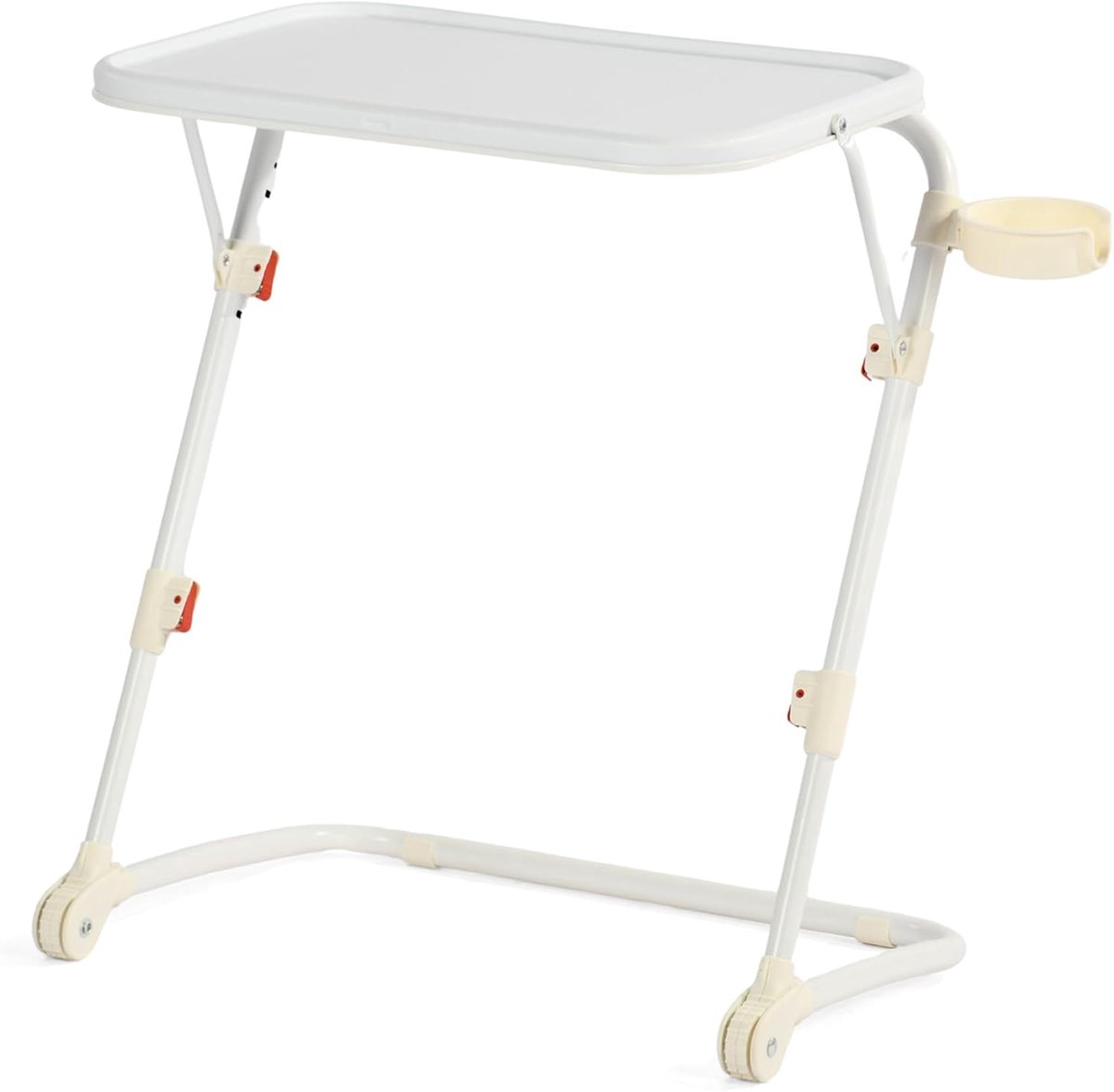 Laptop Tafel - Bedtafel Bureau - Comfortabel Werken - Zonder Montage - 54 x 38 cm - Wit