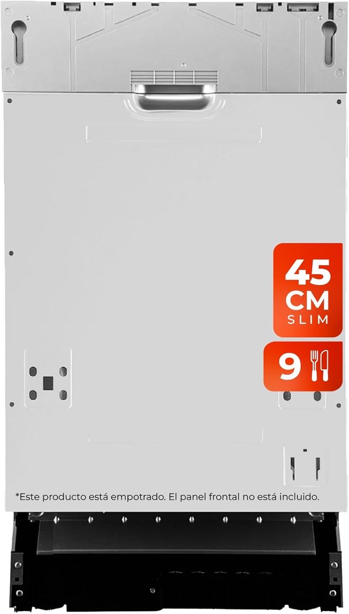 Geïntegreerde vaatwasser 45 cm 9 punten A++ energiezuinig en stil