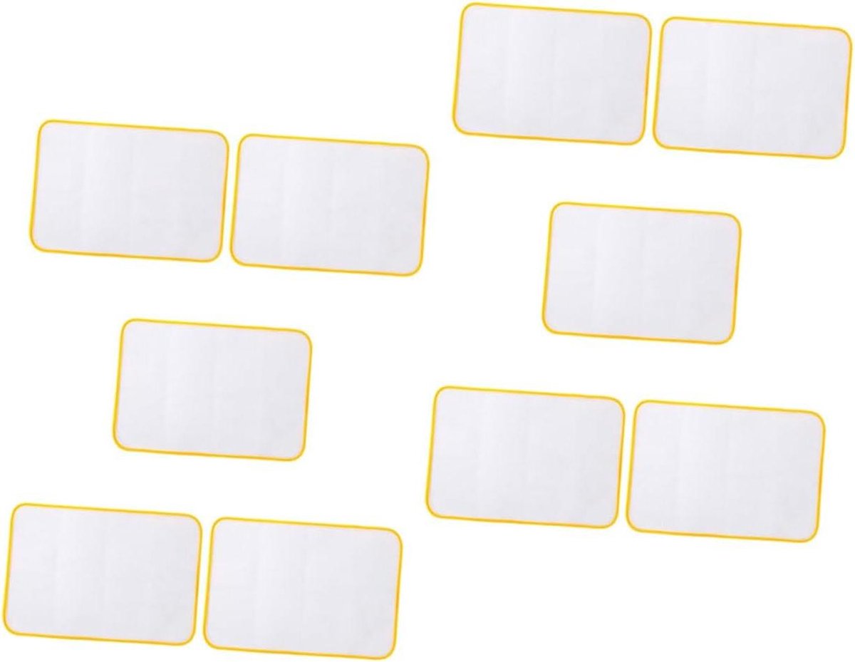 Strijkmat Sets - Strijkdoeken - Kleding Beschermen - Hittebestendig - 60 x 40 cm - Geel
