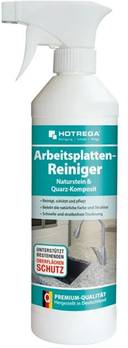 Aanrechtbladreiniger Natuursteen Quartz Composiet 500 ml Sprayflacon