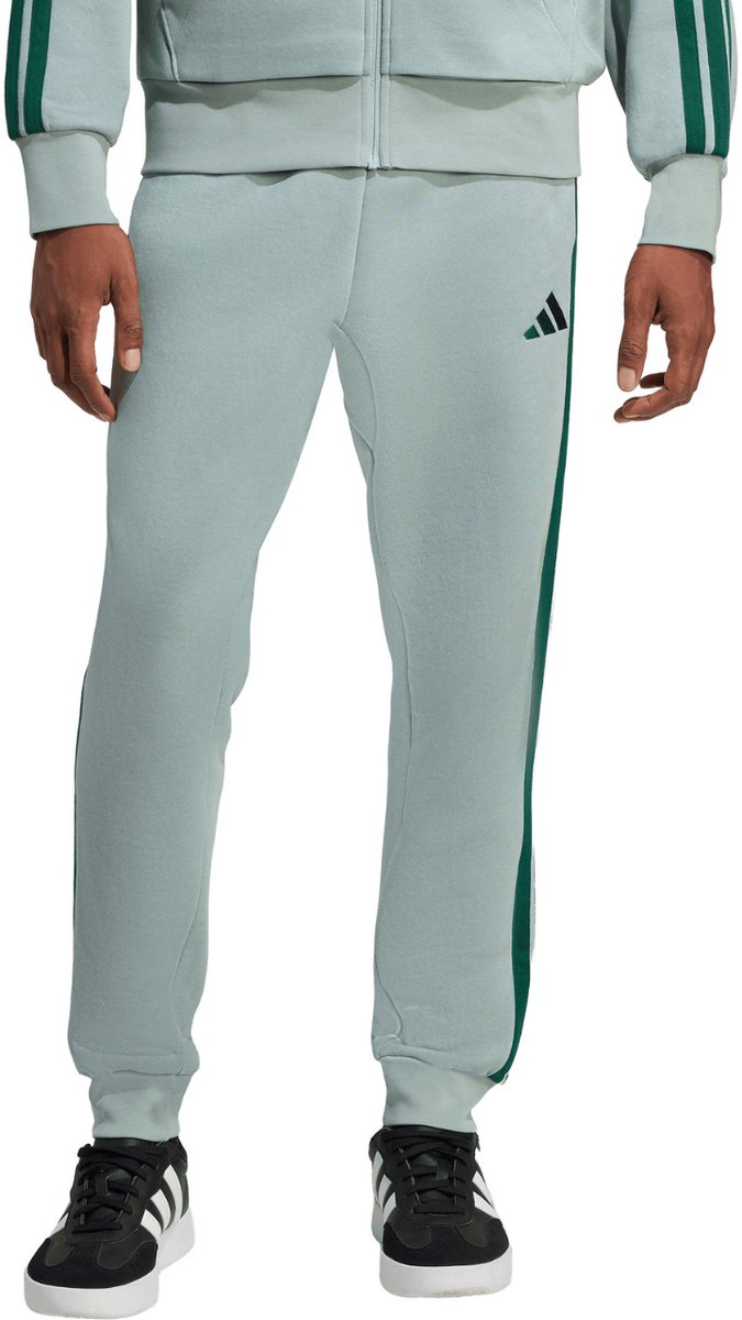 Adidas Essentials 3 Stripes Fleece Joggers 2XL Regular Man Groen