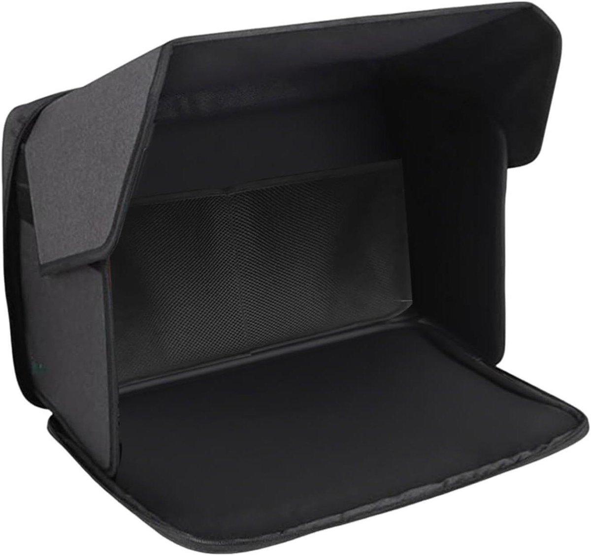 Laptop zonwering - Privacyschild scherm - Buiten werken - Opvouwbaar ontwerp - 37x27x5 cm - Zwart