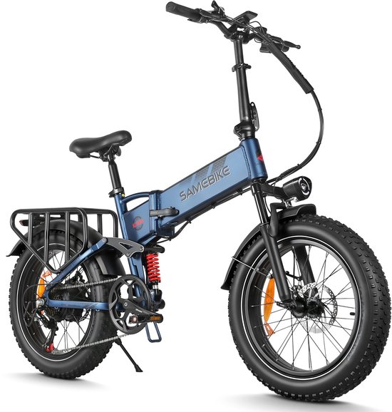 Elektrische Fatbike SAMEBIKE RS-A02 Pro 48V 15Ah 20×4 Inch Banden 250W Motor 110 km Bereik Opvouwbaar