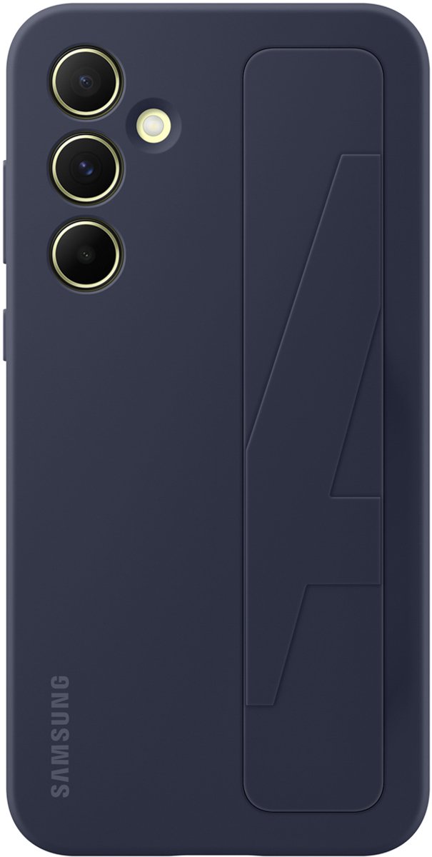 Samsung Standing Grip Case - Galaxy A55 5G - Blauw Zwart