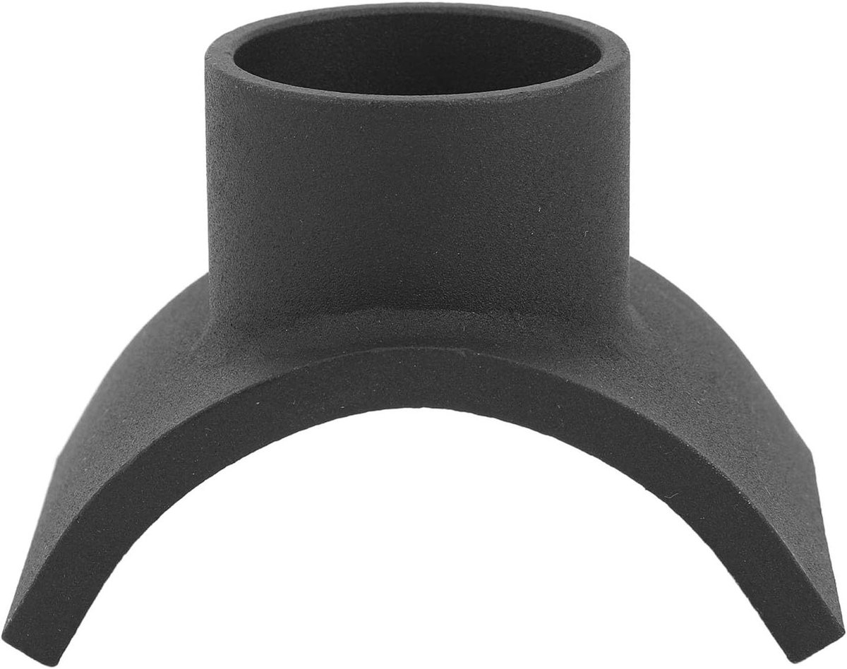 Fleskrik Adapter - Krik Zadel - Zware Lasten Hefen - Robuust Ijzer Ontwerp - Tot 3" Assen - Zwart