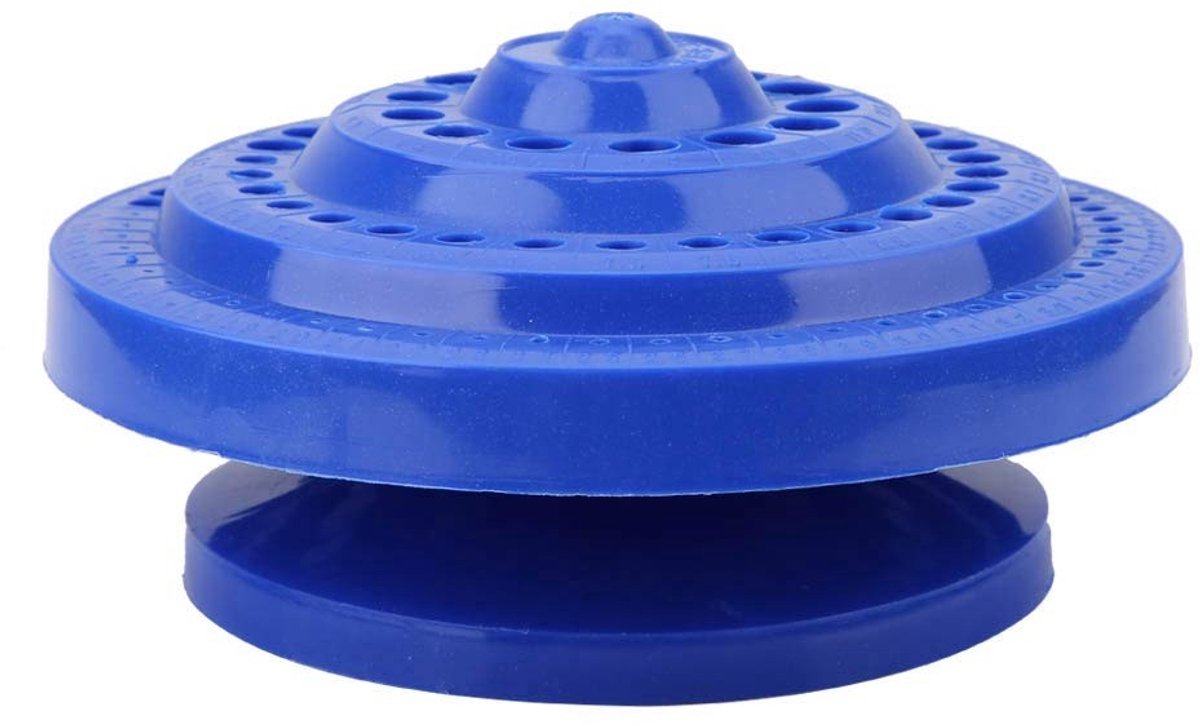 ONF3 - Boorhouder - Boororganizer - 100 Gaten - Hard Plastic - Nagelboorhouder - Voor Nagelboren - Tandheelkundige Boren