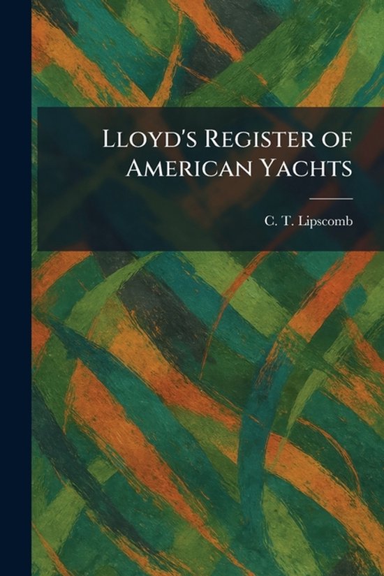 Lloyd's Register of American Yachts - cover