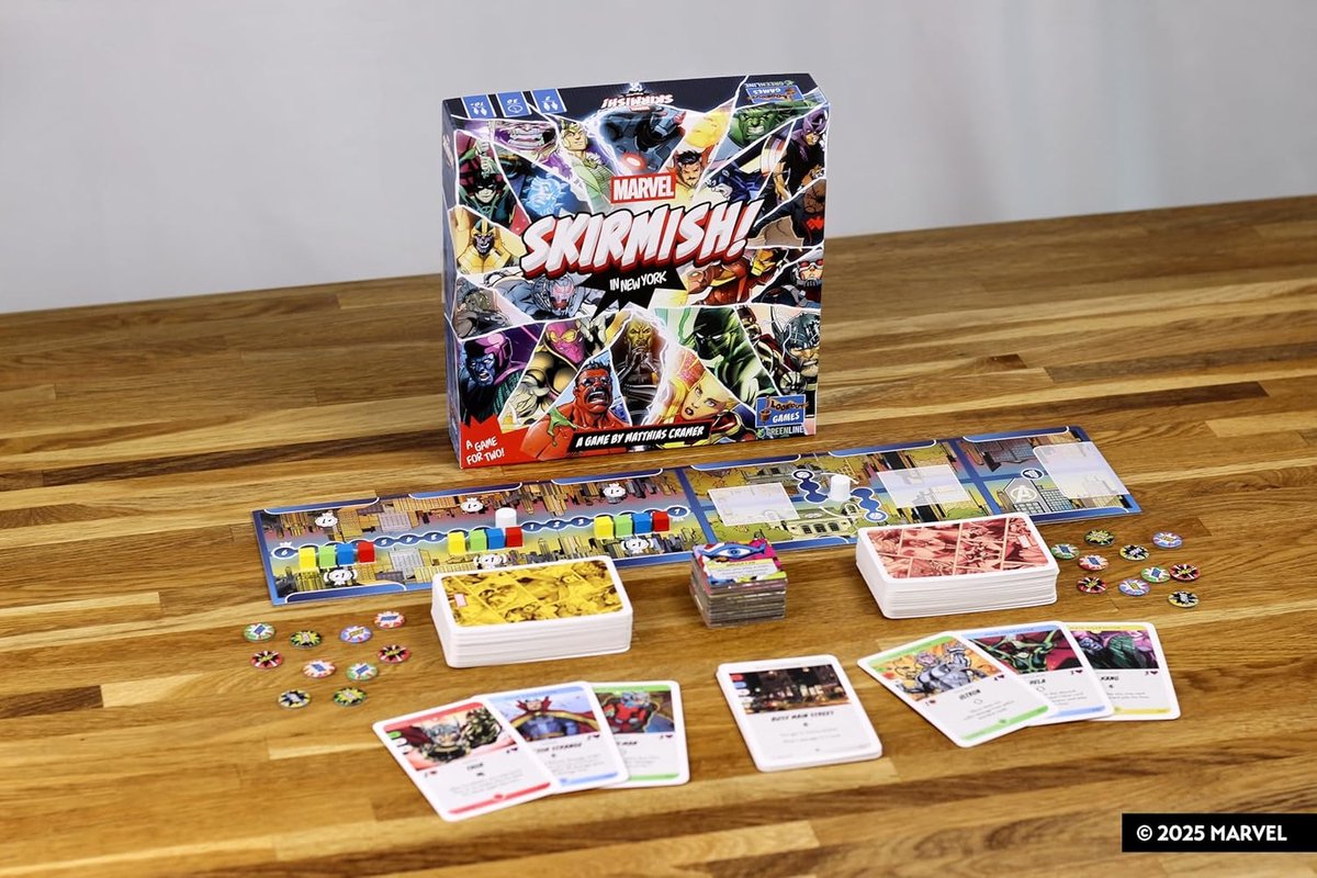 Asmodee Marvel bordspel Skirmish in New York strategisch kaartspel.
