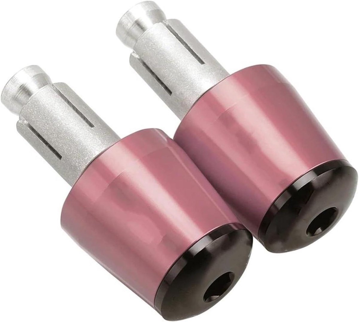 Stuuruiteinden Motor - Handvat Balans - Motor Bescherming - CNC Aluminium - 7/8 inch - Roze zwart