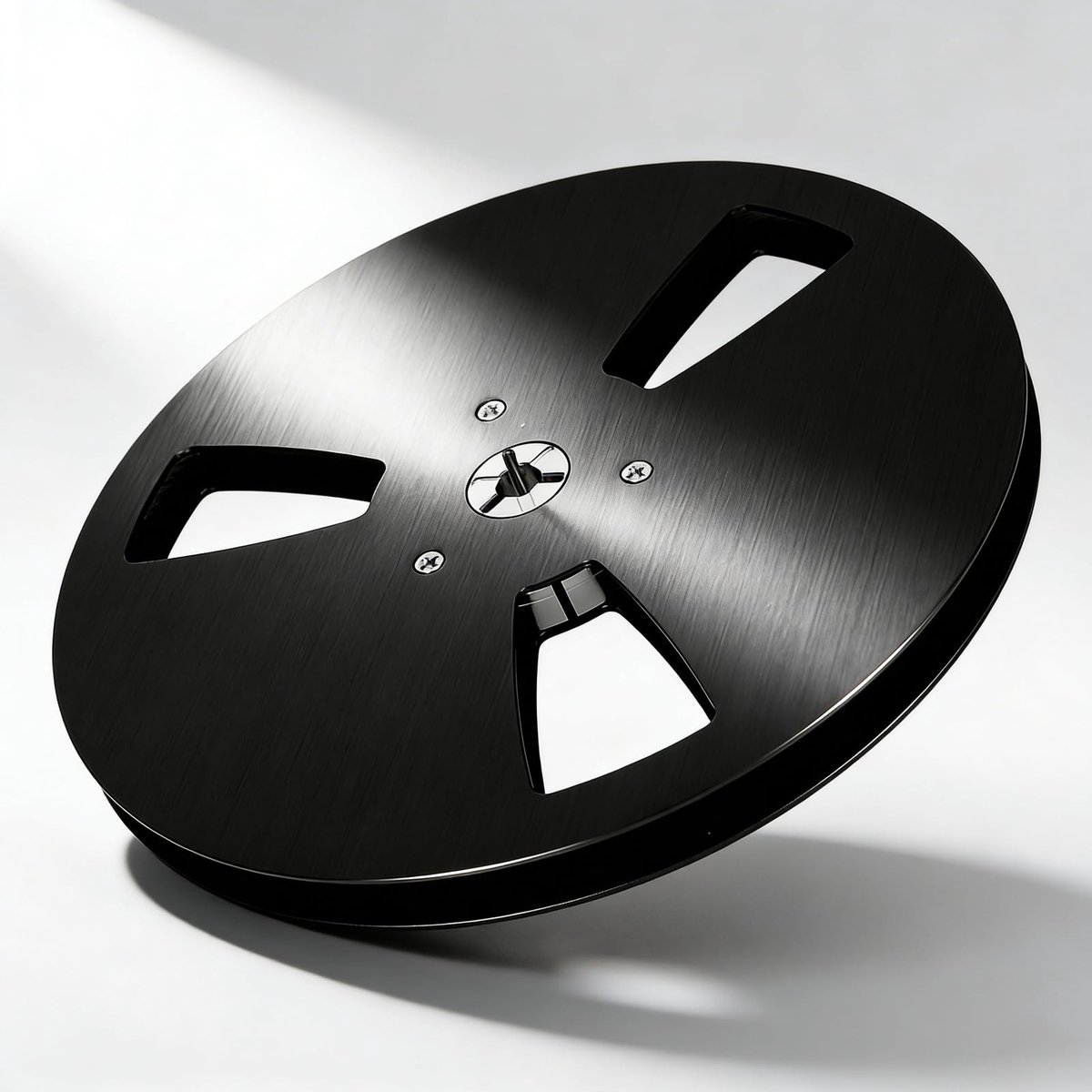 aladdien - Lege Tape Reel - 1/4 7 Inch - Universele Vervangende Open Reel Sound Tape - Zwart - Geschikt voor TEACs Roar Tape Players