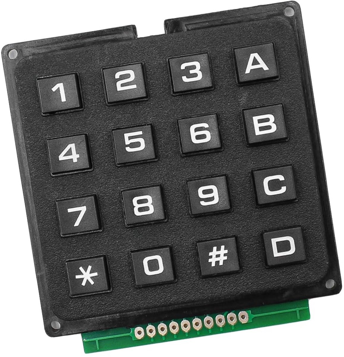 Allecto - Matrix Toetsenbord - 4x4 Membraan - Ideaal voor Elektronische Projecten - Compacte Afmetingen - 16 Drukknoppen - Prof...