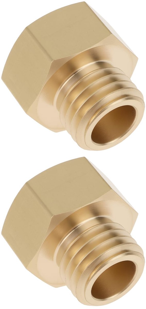 Allecto - Adapter M12X1.5 naar 1/4 inch - Messing voor Hydraulische en Pneumatische Systemen - Duurzaam en Betrouwbaar - Geschikt voor diverse toep...
