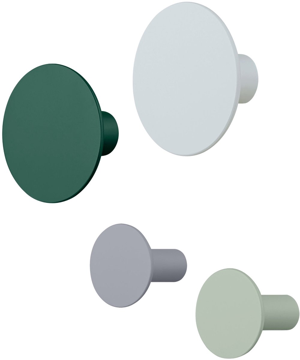 Ponto Wandhaken Rain Forest | Groen / Lichtgrijs | Polystone