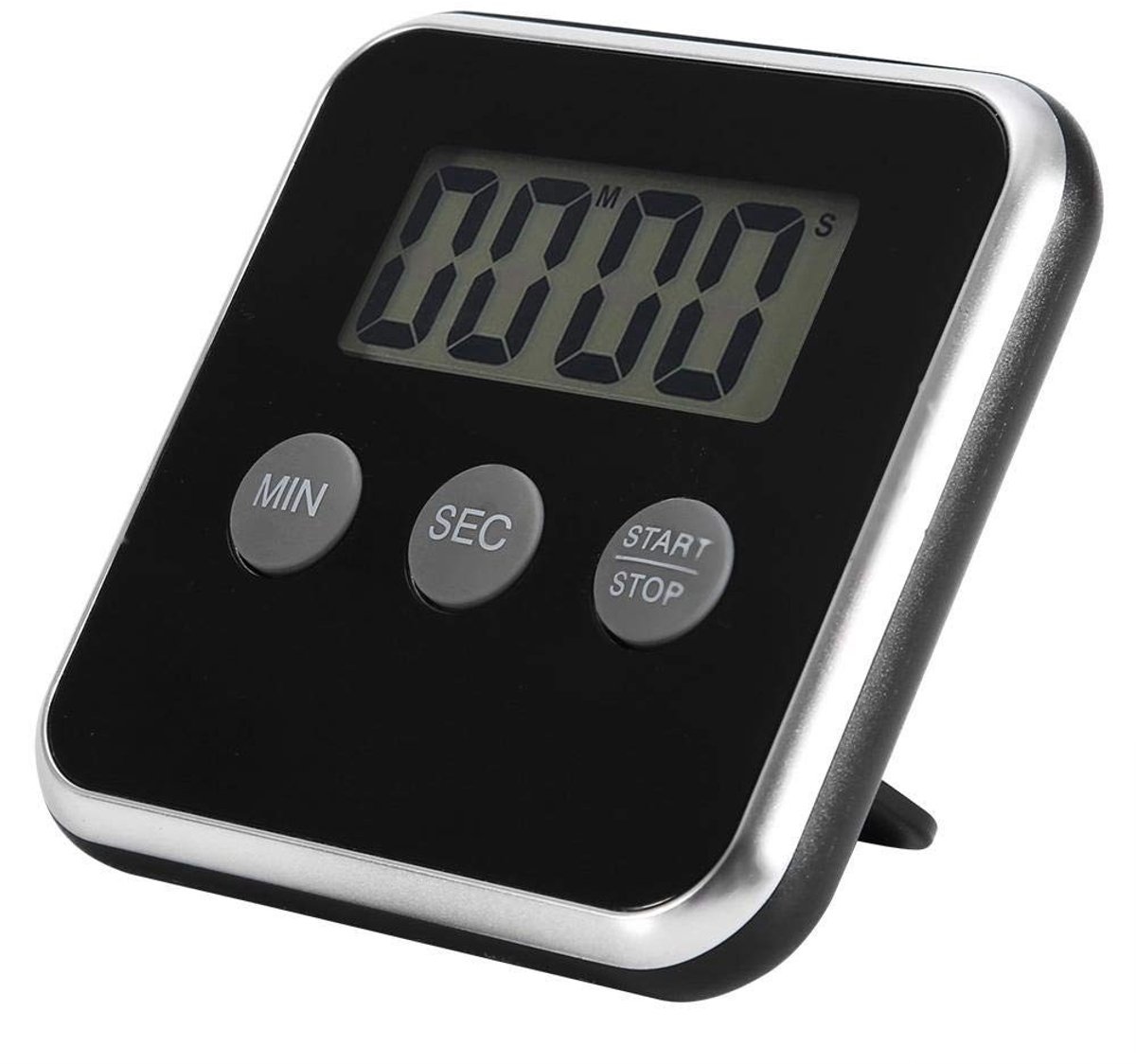 Allecto - Digitale Kookwekker - Minitimer met Luid Alarm - Geel - Keuken Timer - Handig voor Koken - Compact formaat