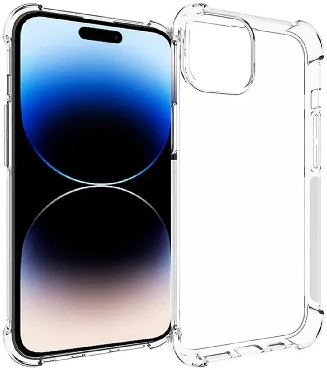 Hoesje Schokbestendig en Dun TPU Transparant Geschikt voor Apple iPhone 15