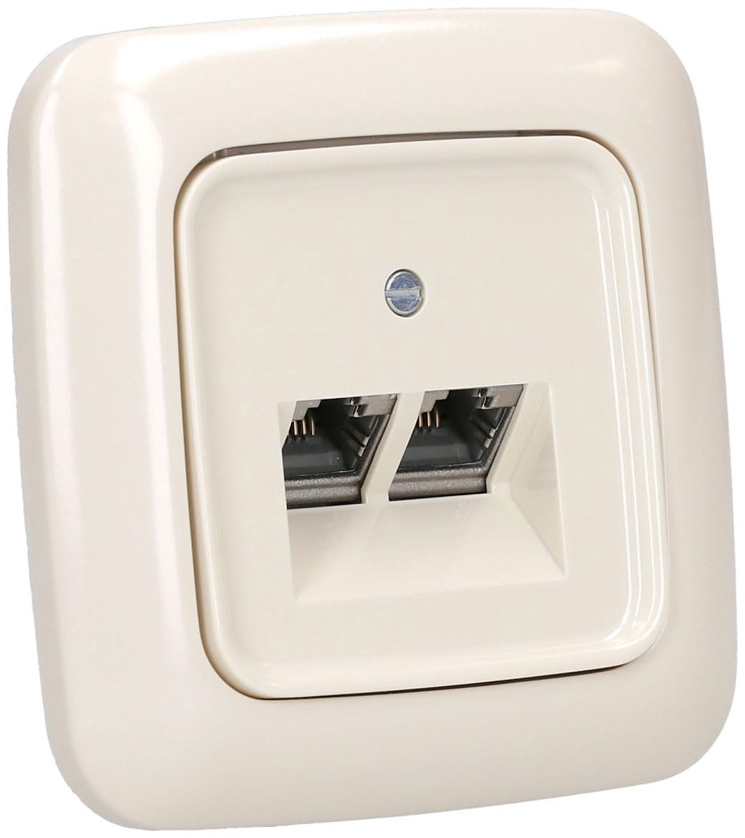 Netwerk Aansluitdoos - UAE Set - Netaansluiting Creëren - Complete Installatieset - 1-Voudig Frame - Wit