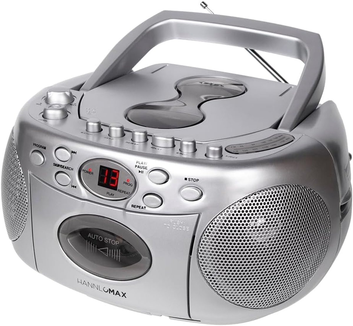 Draagbare CD Speler - Radio Cassette Recorder - Muziek Luisteren - CD Radio Opname