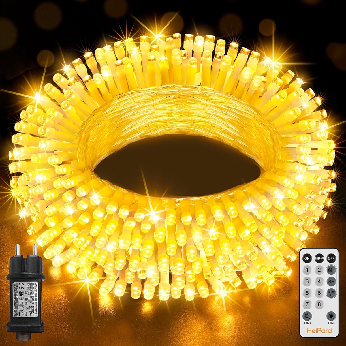 Lichtsnoer Buiten - Decoratieve Verlichting - Feestelijke Sfeer Creëren - 100 LED Warm Wit - 10 Meter Lengte - Warm Wit