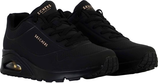 Baskets Femme Skechers Uno Stand On Air - Noir / Noir - Taille 36