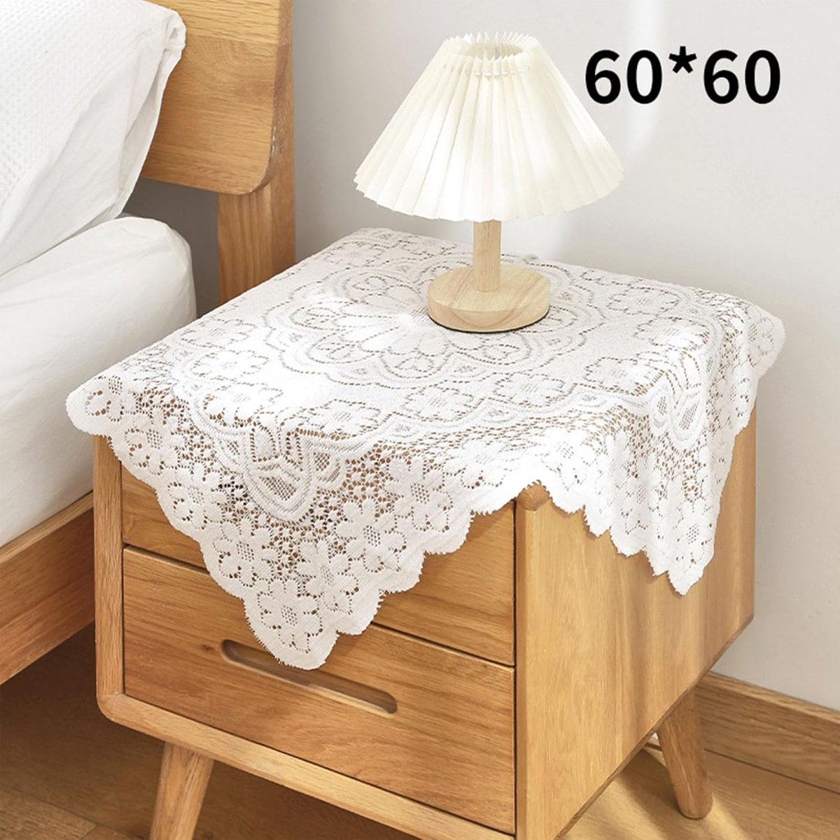Tafelkleed Kant - Decoratief Kleed - Eettafel Decoratie - Romantisch Kant Design - 30cm Rond