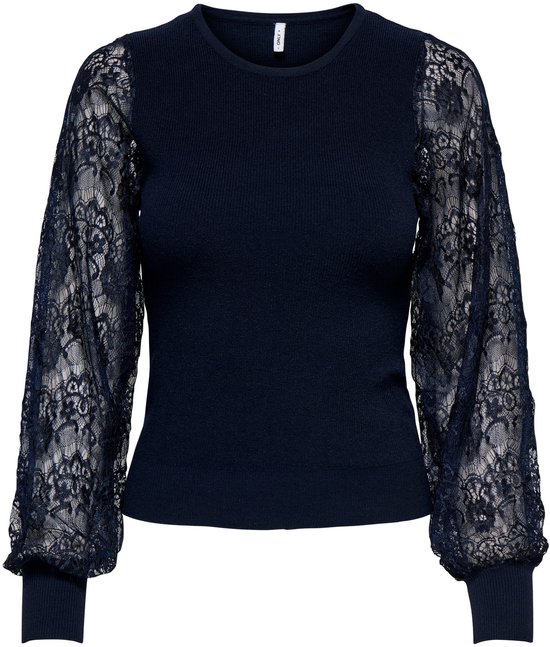 ONLY - ONLPERRY LIFE LS MIX O-NECK KNT - Pull femme