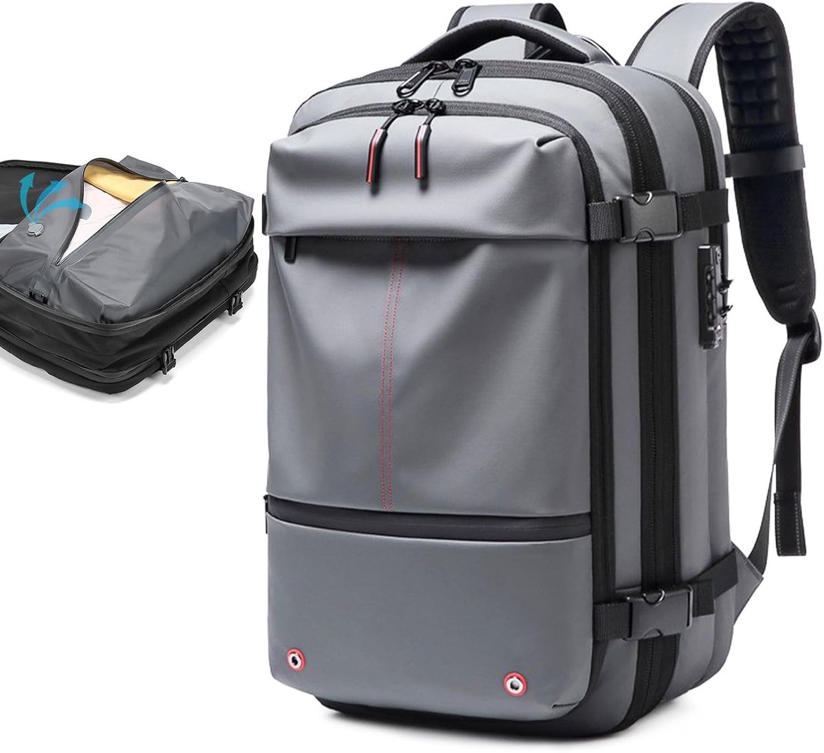 Grote Compressie Rugzak - Reisrugzak Vacuüm - Efficiënt Inpakken - Uitzetbare Capaciteit - 60 Liter Max