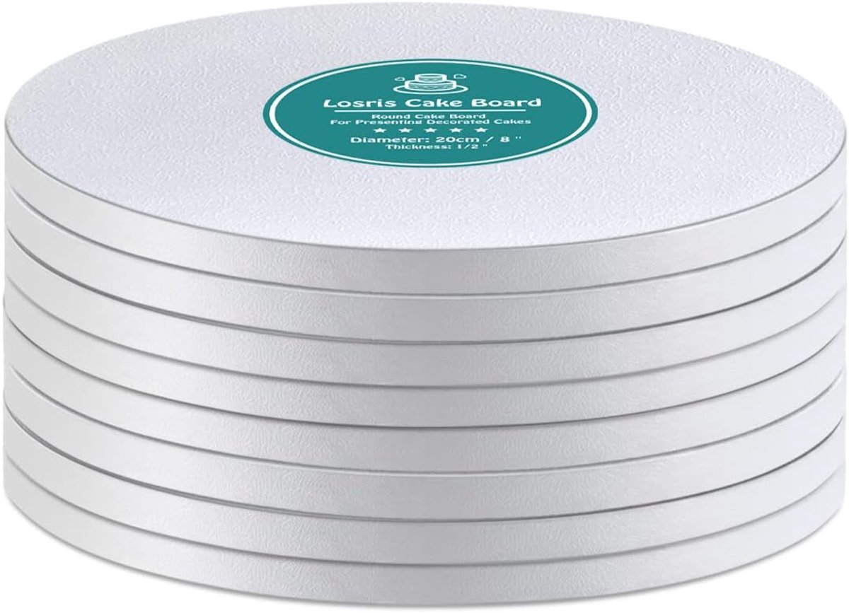 Taart Drums - Ronde Cake Boards - Taart Presentatie - 1/2-Inch Dik - 16 Inch - Wit