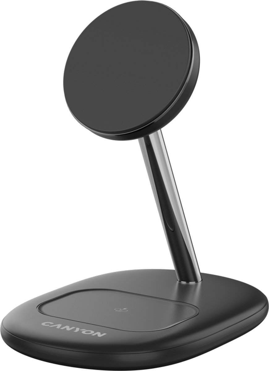 Canyon WCS-205 - Draadloze Oplader - 15W - Qi2 - 2-in-1