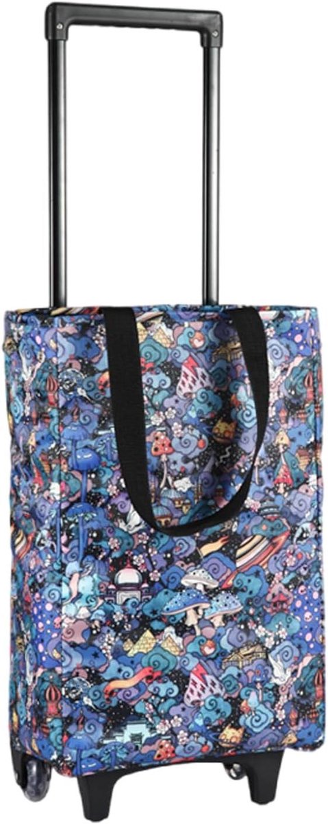 Boodschappentrolley - Winkelwagen tas - Boodschappen doen - Thermaal geïsoleerd - 47x27x15cm