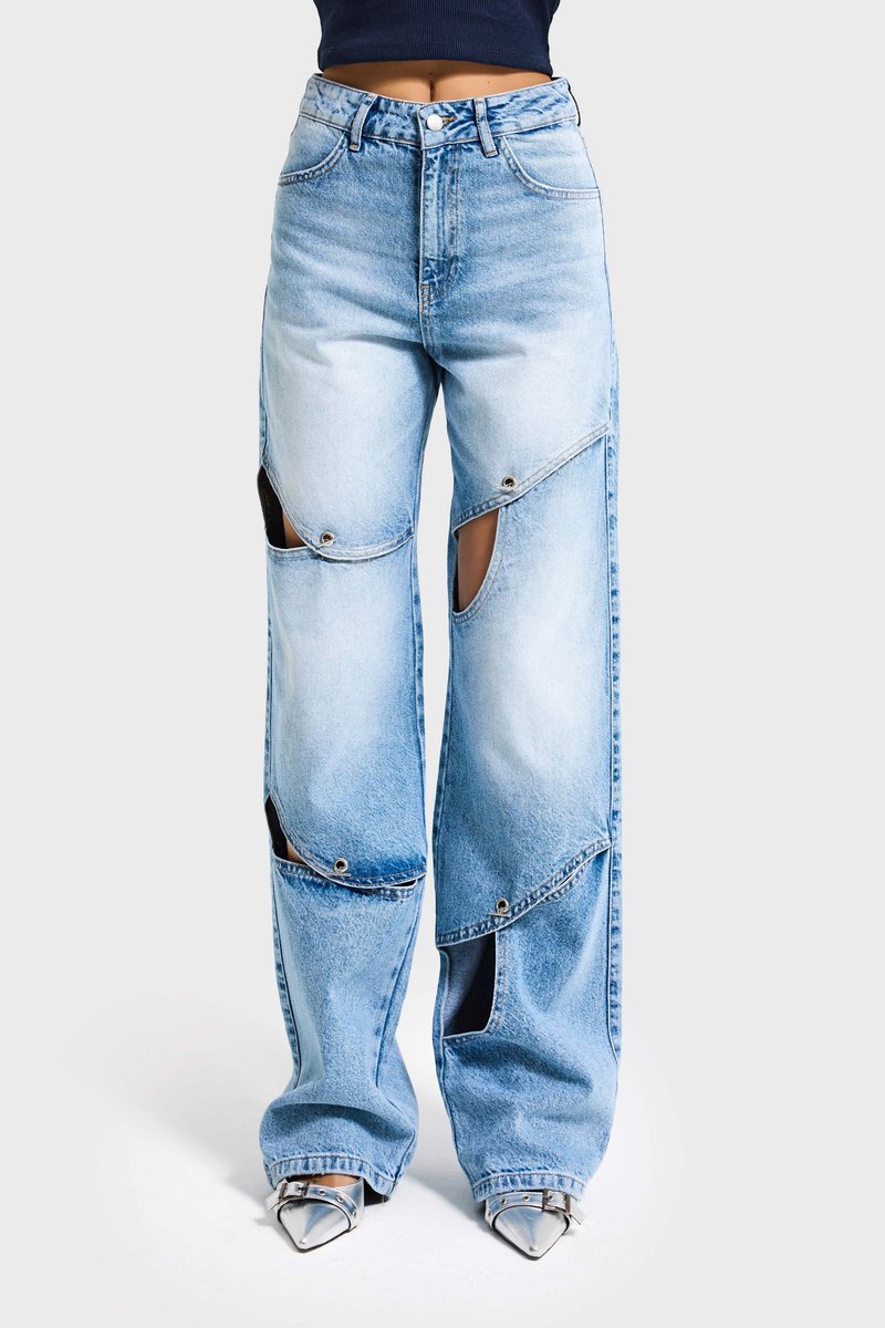 It's Basic - LOOSE HIGH RISE JEANS