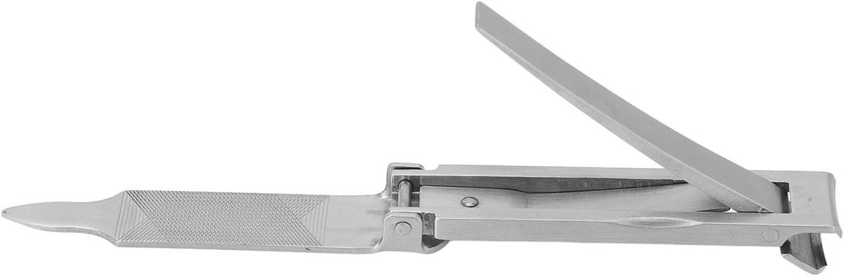 Draagbare Nagelknipper met Sleutelhanger, Gebogen Mes, Vouwbaar Ontwerp en Vijl voor Perfecte Nagelverzorging