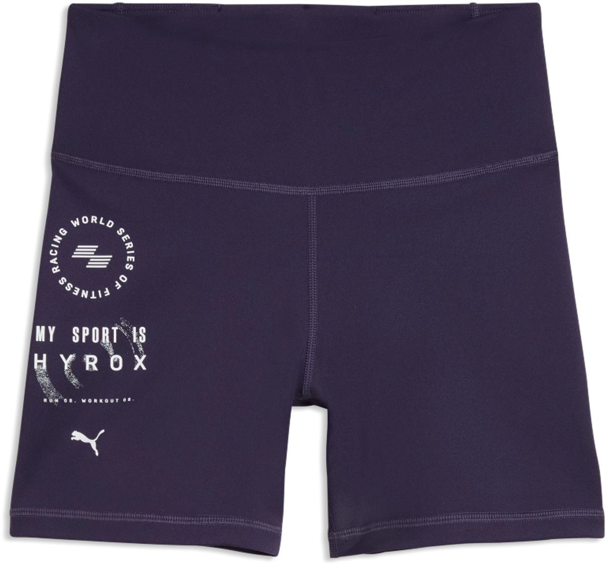 Puma HYROX TAD Short Tight Dames Deep Plum