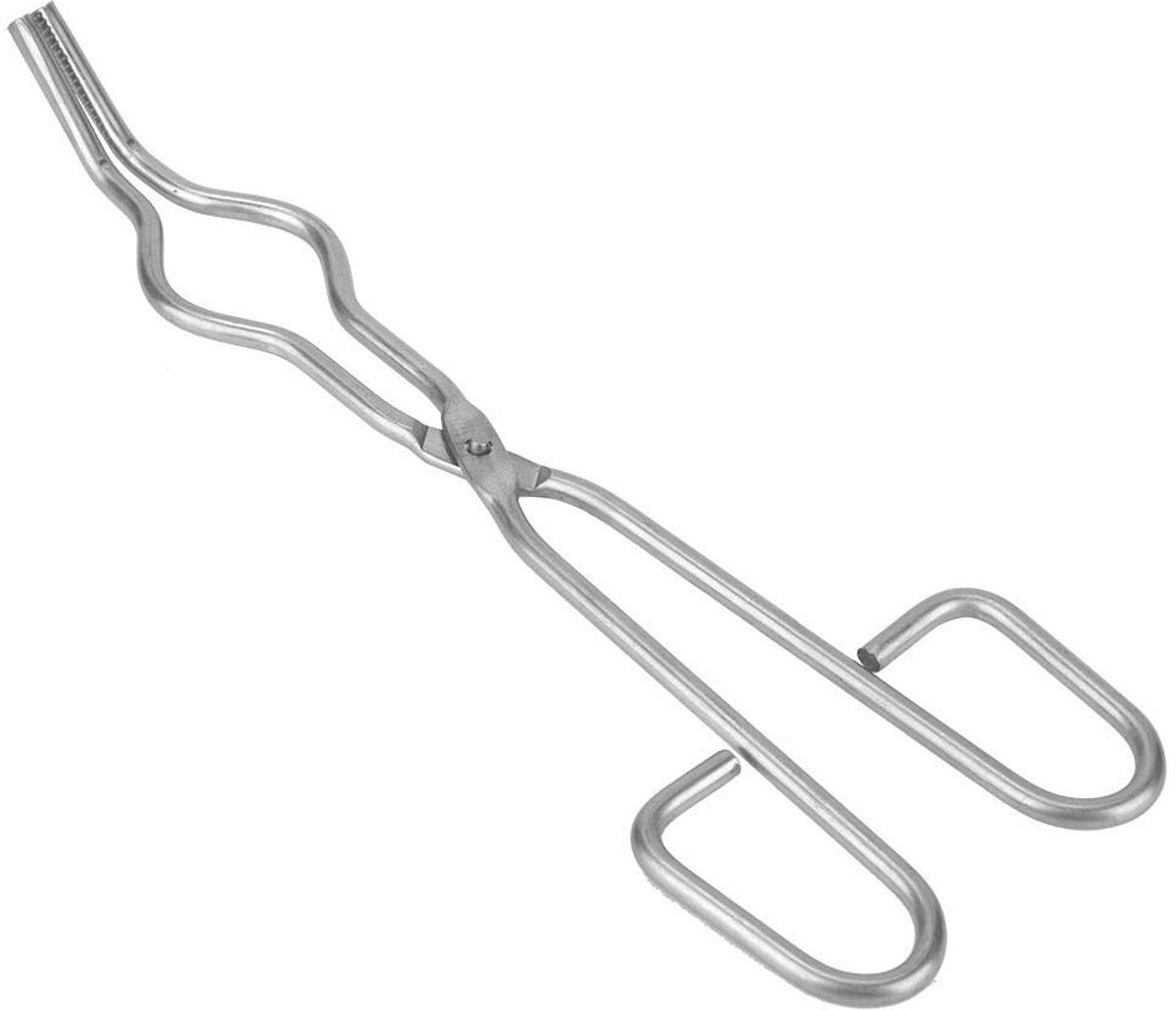 Professionele RVS Crucible Pliers met Flip Flops en Houder voor Crucibles (250mm) - Duurzaam, Ergonomisch en Handig in Gebruik
