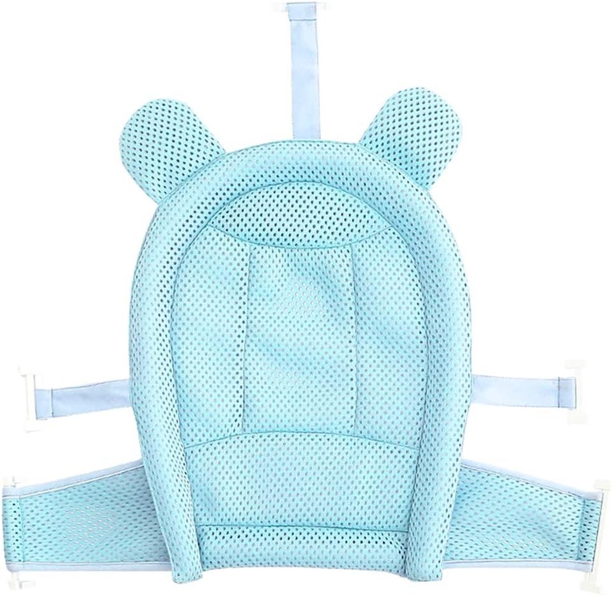 Baby Badmat - Badzitje Baby - Veilig Baden - Ergonomisch Ontwerp - 33 x 22 x 8 cm - Blauw