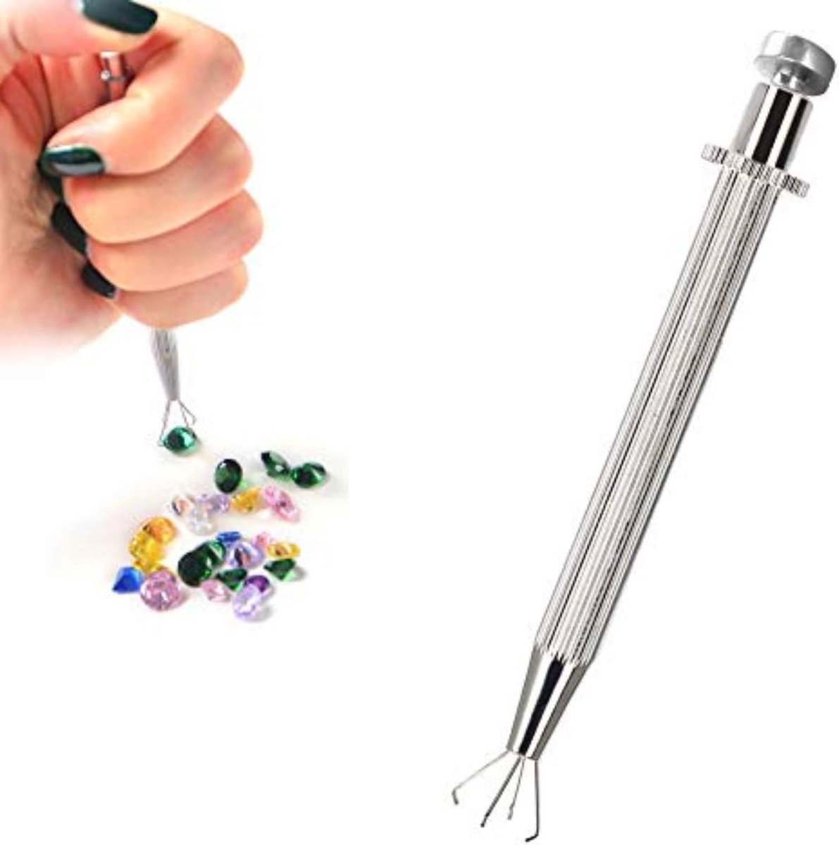 Professionele Diamant Houder en Oppak Tool voor Edelstenen, Prong Tang en Sieraden Maken