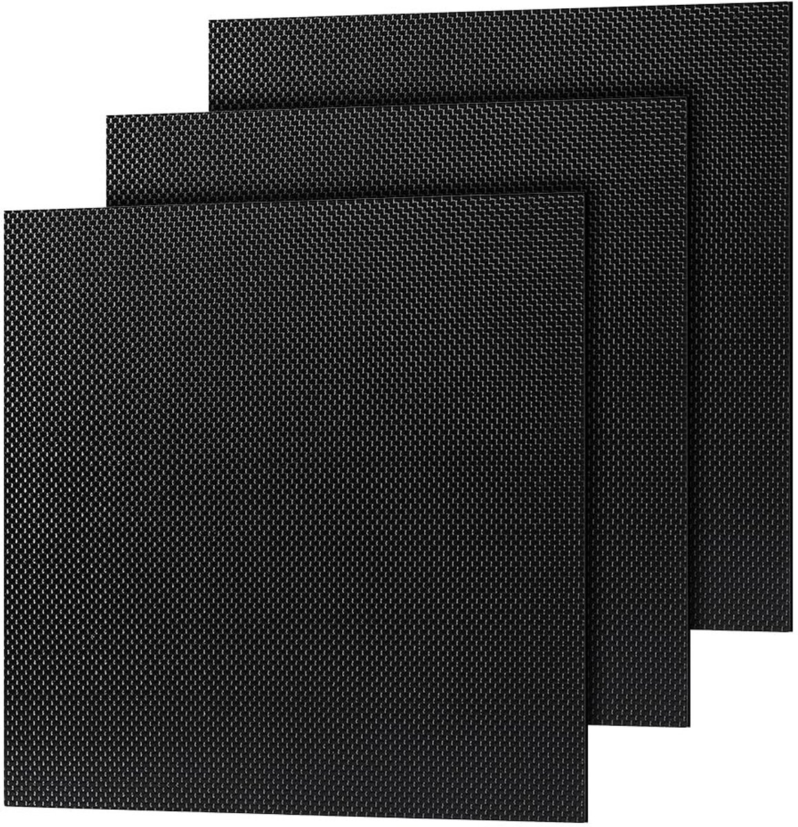 Cosensi - Dailygoods - Set van 3 Koolstofvezelplaten voor Creatieve Projecten
